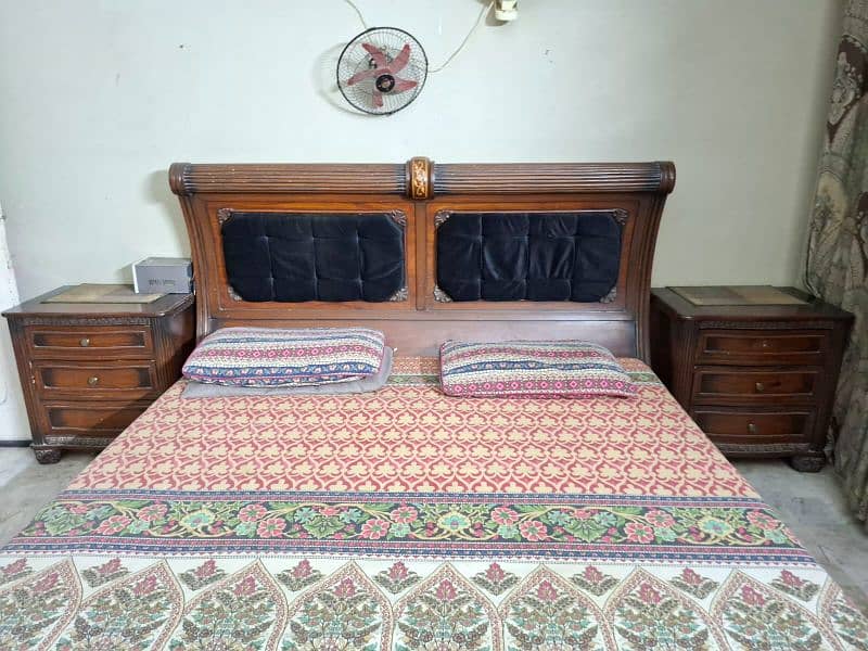 Pure Shesham Bed Set 2