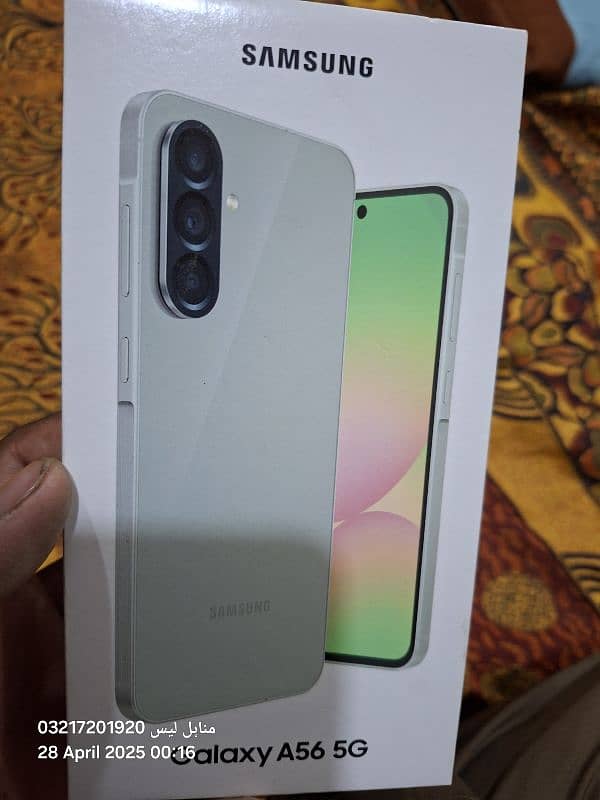 Samsung a56 8/256 non pta full sim time 0