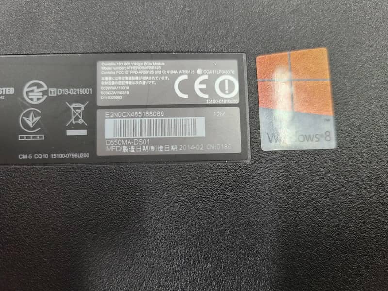 (Exchange with good phone) ASUS Notebook "D550M" laptop 128gb ssd 5