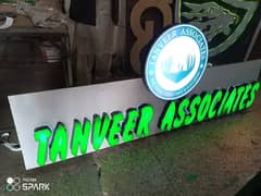 Acrylic sign board/3d sign board/Steel sign boards/Led sign board