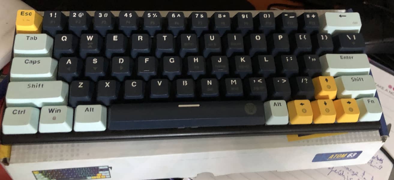 Fantech atom 63 mizu edition mechanical keyboard 1