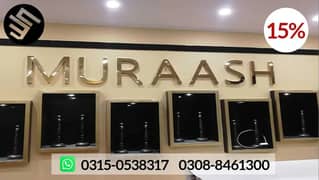Acrylic sign board/3d sign board/Steel sign boards/Led sign board