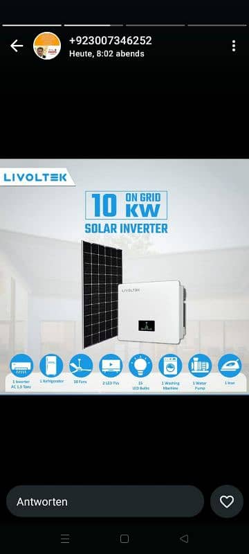 10 kw livoltek ongrid inverter 0