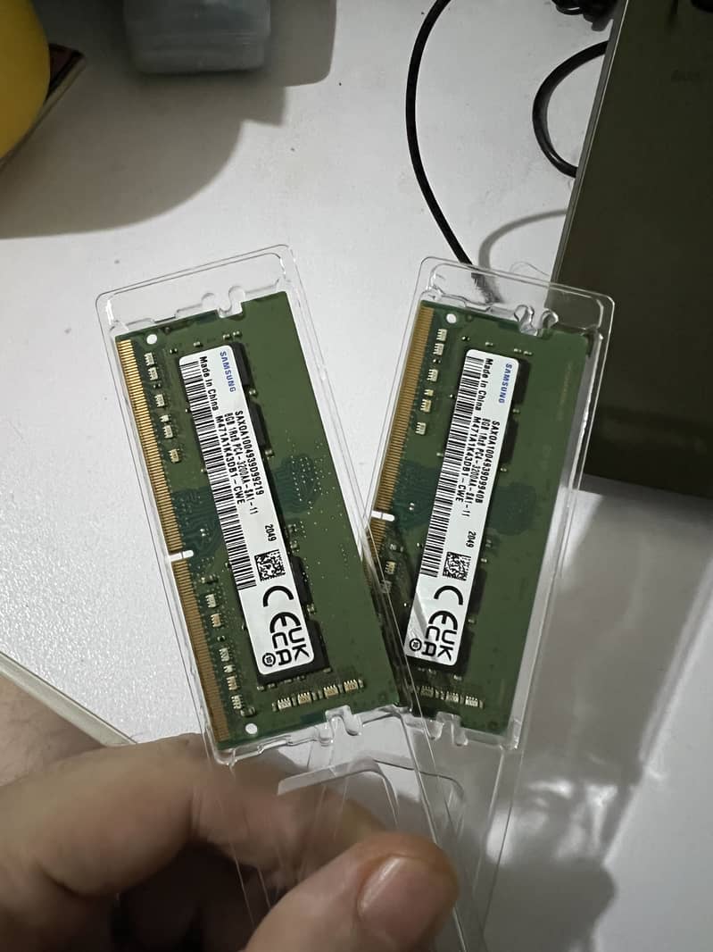 Samsung 16GB (8Gb+8Gb) Ram - DDR4-3200MHZ - Laptop - Used 0