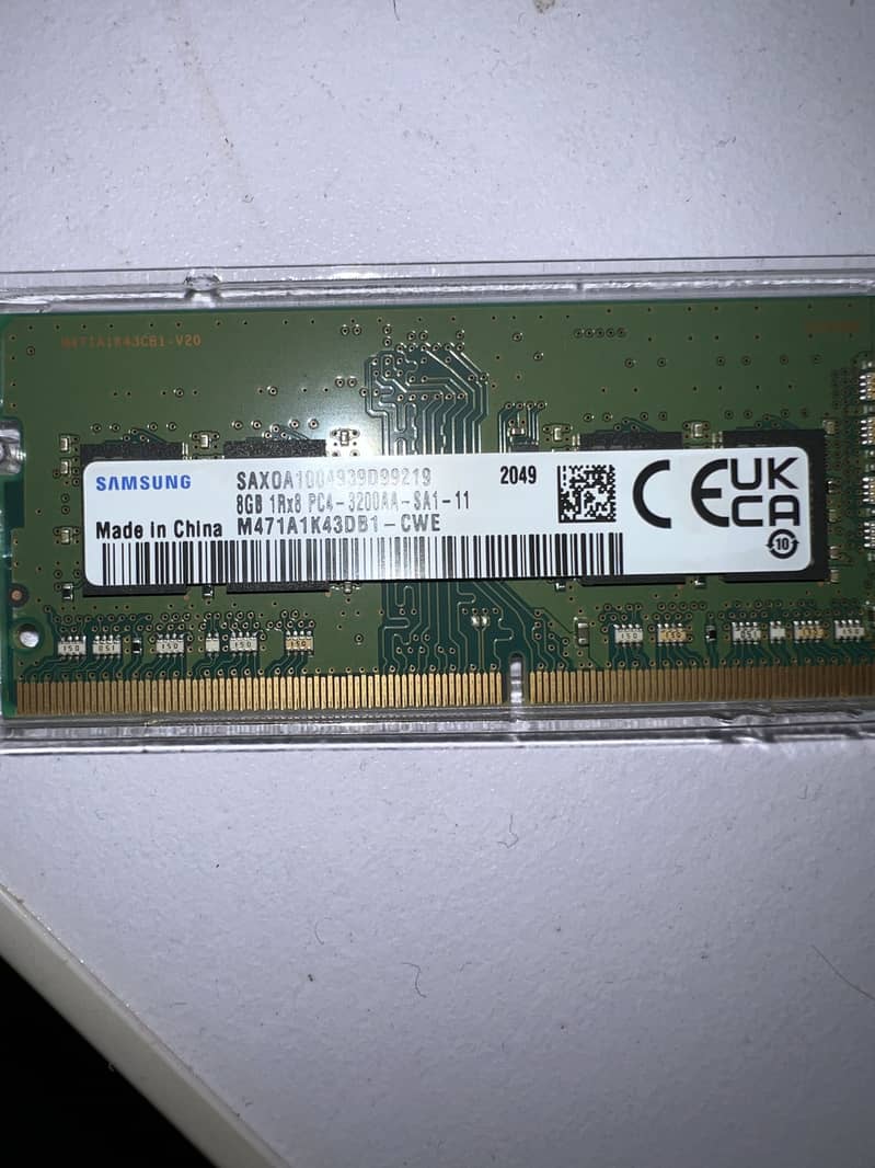 Samsung 16GB (8Gb+8Gb) Ram - DDR4-3200MHZ - Laptop - Used 2