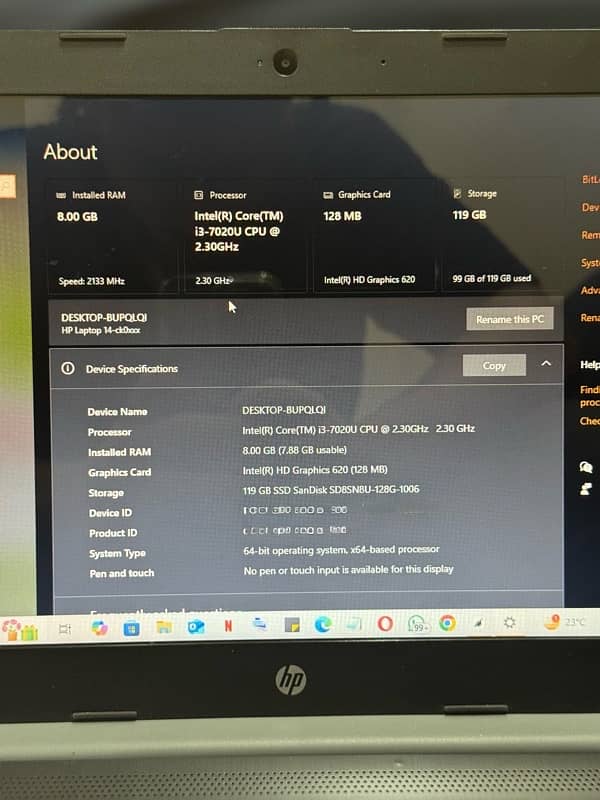 HP pavilion 14 6