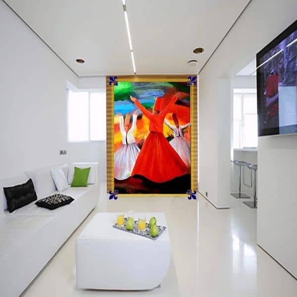 Sufi Painting Handmade Painting | Home Decor 1