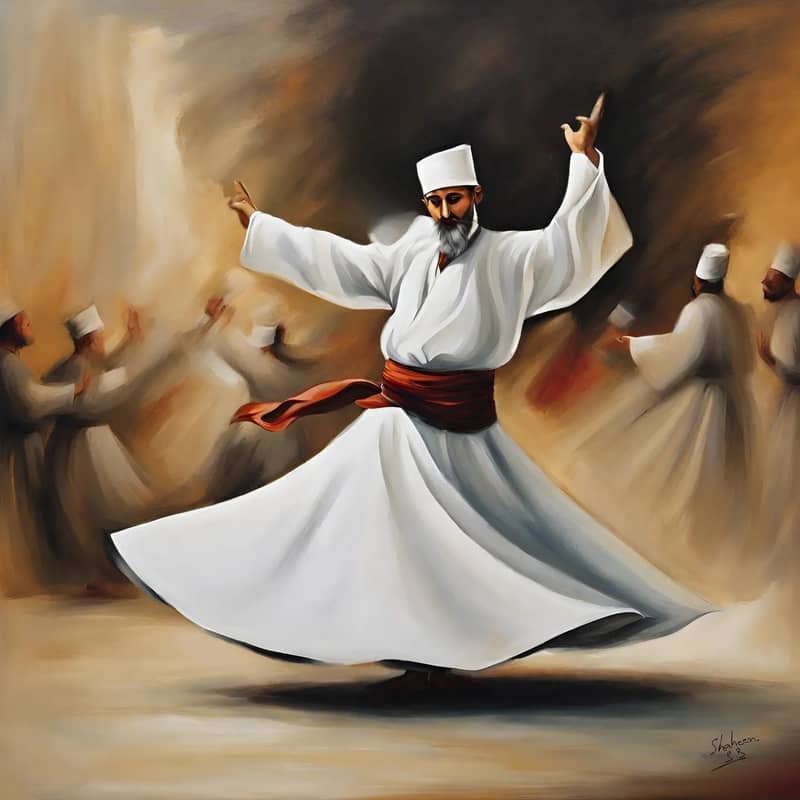 Sufi Painting Handmade Painting | Home Decor 7