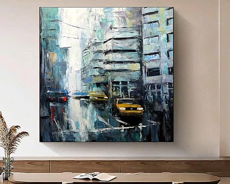 Heavy Textured Abstract Paintaing | Handmade Painting 12