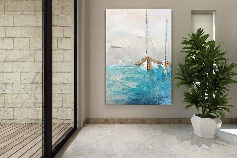 Heavy Textured Abstract Paintaing | Handmade Painting 13