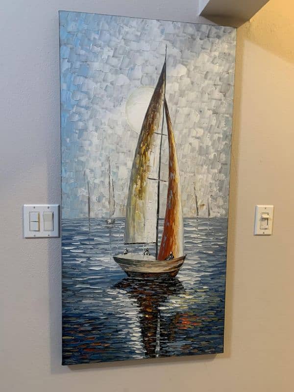 Heavy Textured Abstract Paintaing | Handmade Painting 16