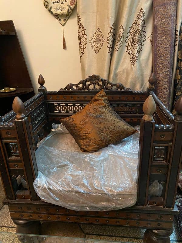 7 seater sofa set with handmade carving 6
