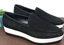 Brand new, unworn platform DKNY point-toe flats