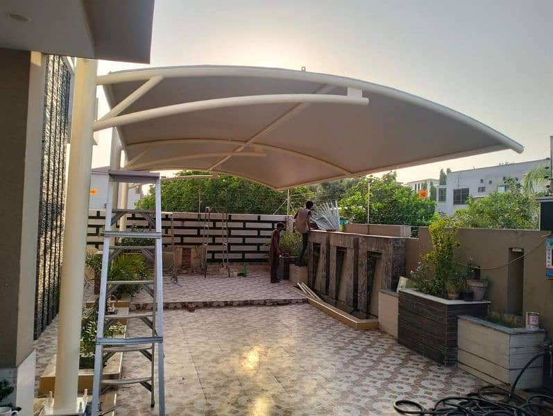 parking  shade Solution's | polycarbonate | Tensile shade 03130181205 0
