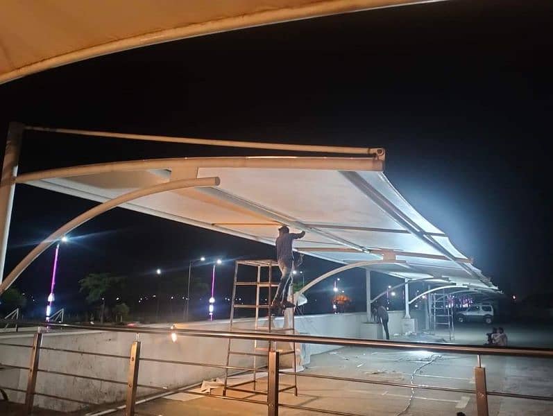 parking  shade Solution's | polycarbonate | Tensile shade 03130181205 2