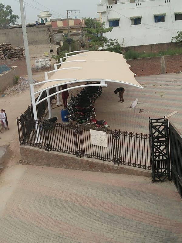 parking  shade Solution's | polycarbonate | Tensile shade 03130181205 10