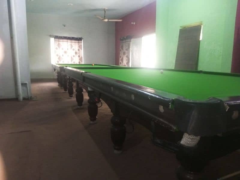2 two snooker tables used urgently sale what's up 03015371801 3