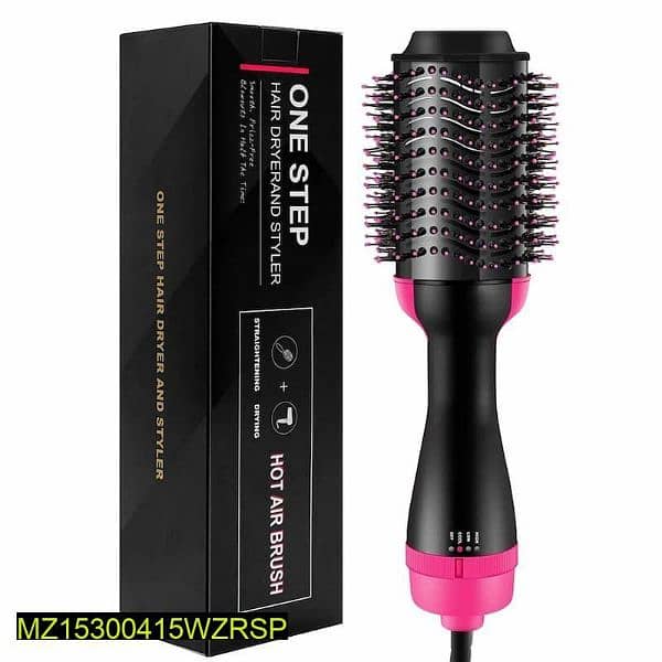 4-in-1 Hair Dryer Brush – Dryer, Comb, Curler & Straightener! 2