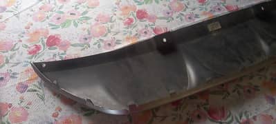 MG HS rear diffuser silver original