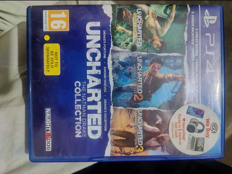 PS4 Games Bundle. AC Origin & Uncharted Nathan Drake Collection 3