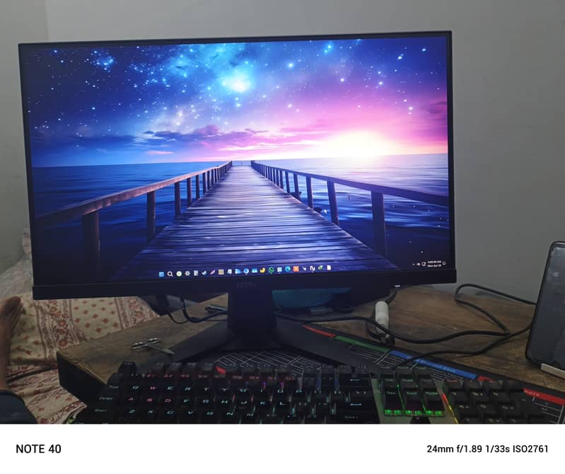 MSI MAG G256F 25″ 1080P Gaming Monitor, 180Hz Rapid IPS 1MS GSYNC 2