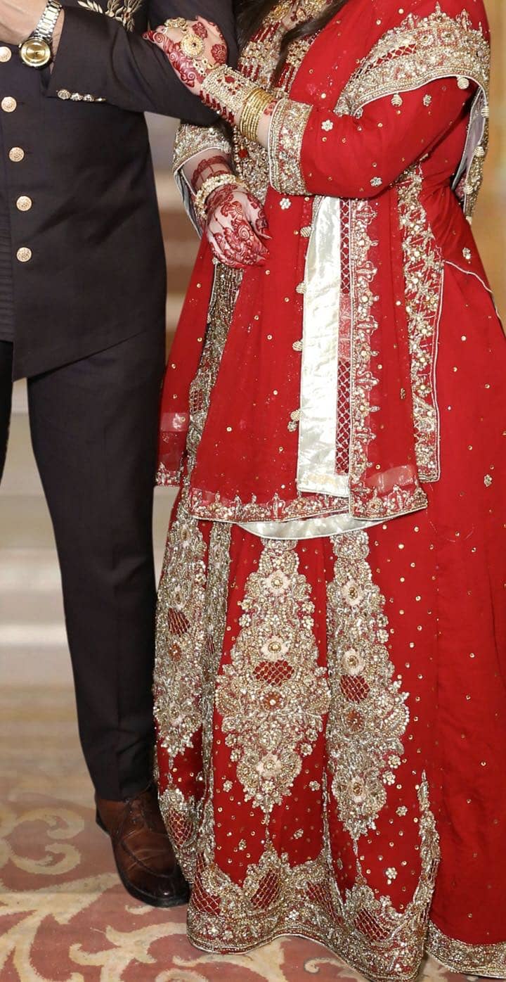 Bridal Lengha+kurti+pouch 2