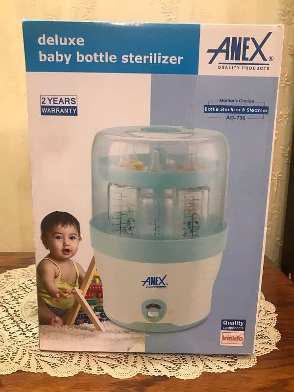 anex baby bottle sterlizer 0