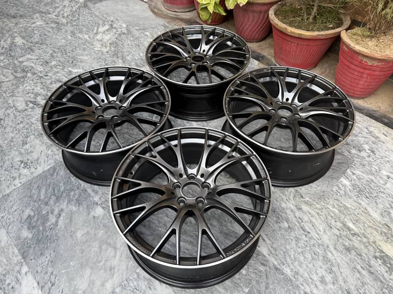 Weds Sport SA-20R 18 inch 100 pcd rims 1