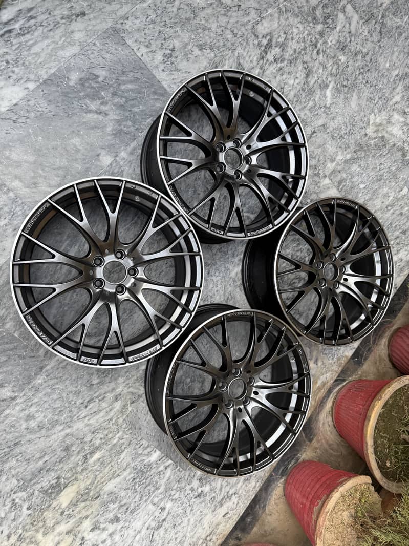 Weds Sport SA-20R 18 inch 100 pcd rims 2