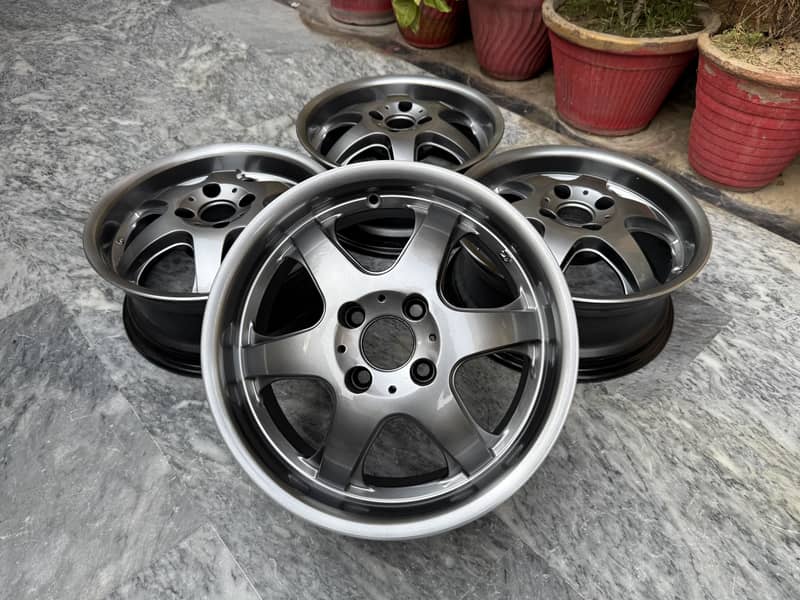 15 inch 100 pcd 6.25jj rims 0