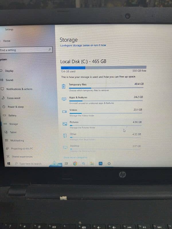 hp laptop 7