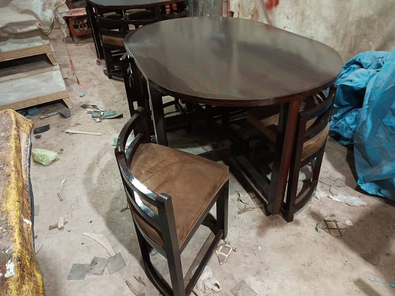 dainig tables 6.8. 4. siters glass top 5