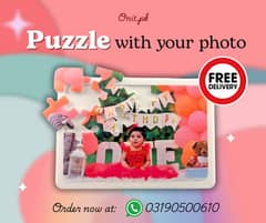 Custom Photo Puzzle - Free Delivery