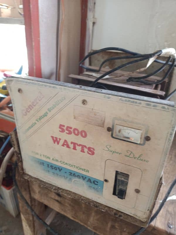 Stabilizer 5500watt pure copper for ac and heavy load 0