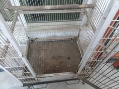 selling my large cage for maccow grey parrot amazon for breed and othr