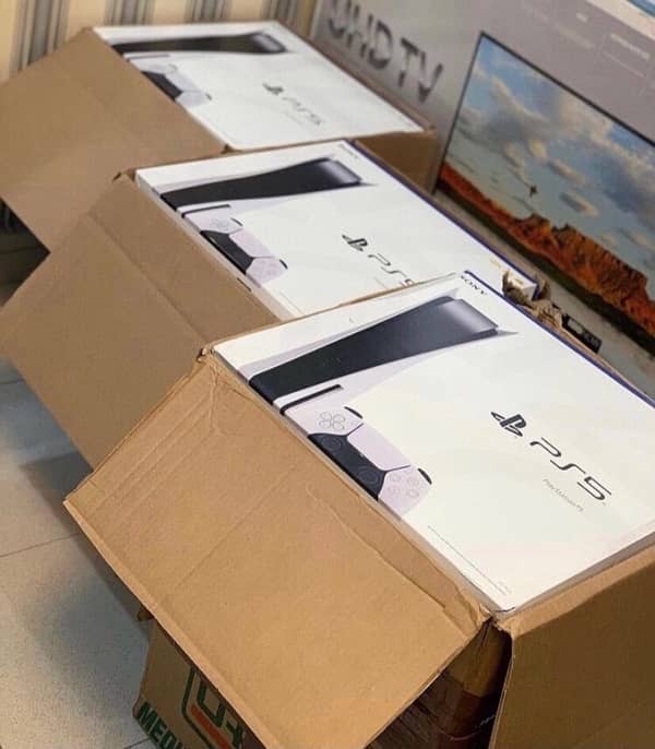 New Sony Playstation Ps5, Controllers: Wireless and Console 0