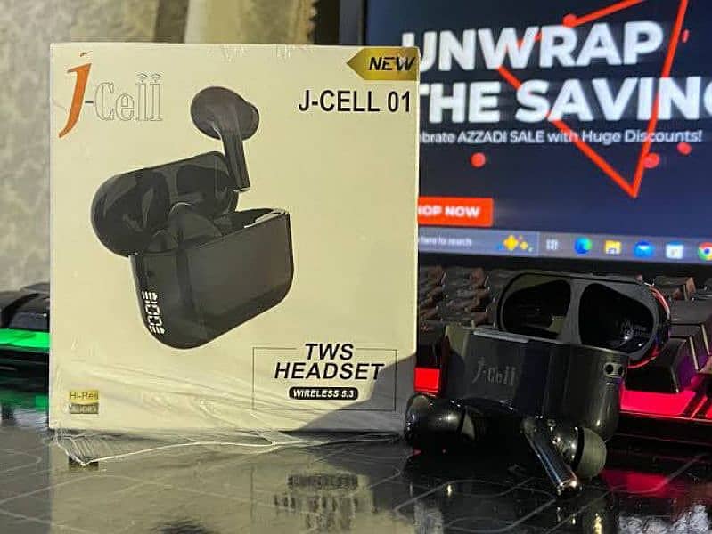 Airpods Deal J-Cell 01 Original Imported + Audionic 725 Pro 3