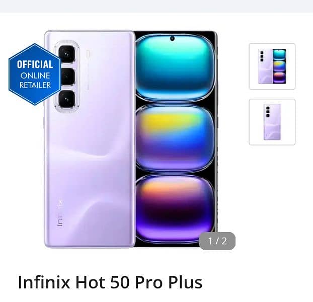 Infinix Hot 50 Pro Plus (16/256 GB) Dual Sim Full Box 8