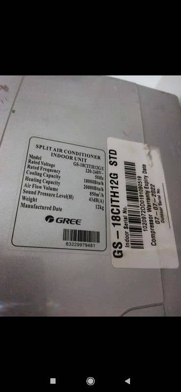 GREE 1.5ton AC 0