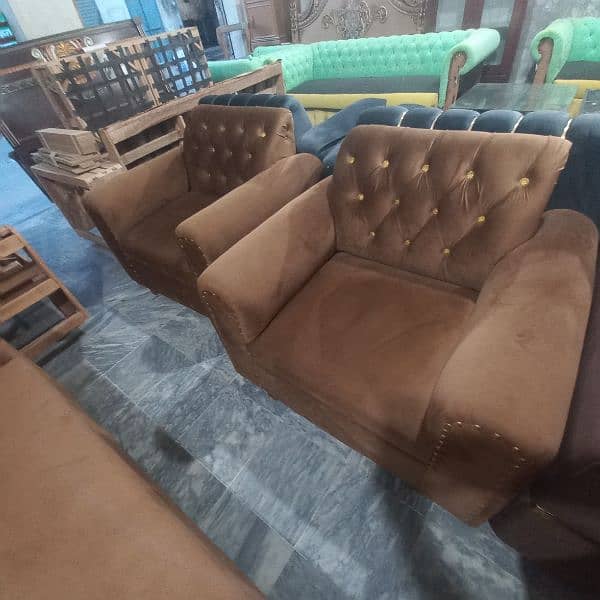 sofa set velvet 1