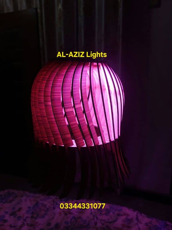 Wooden Hanging Lights 13