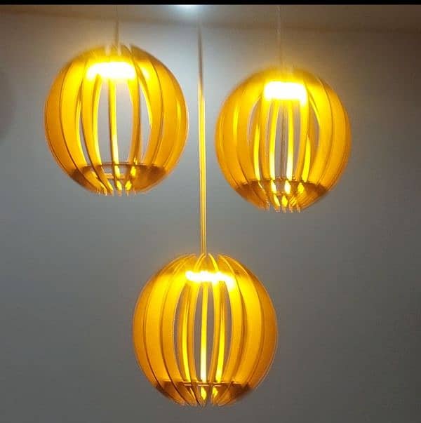 Wooden Hanging Lights 19