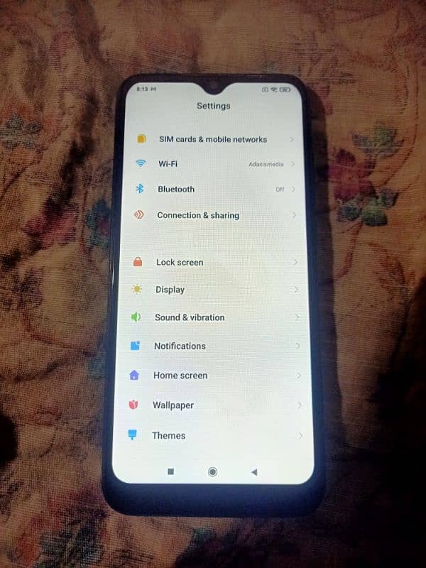 Used Redmi Note 8 mobile for sale good working panel back change 4