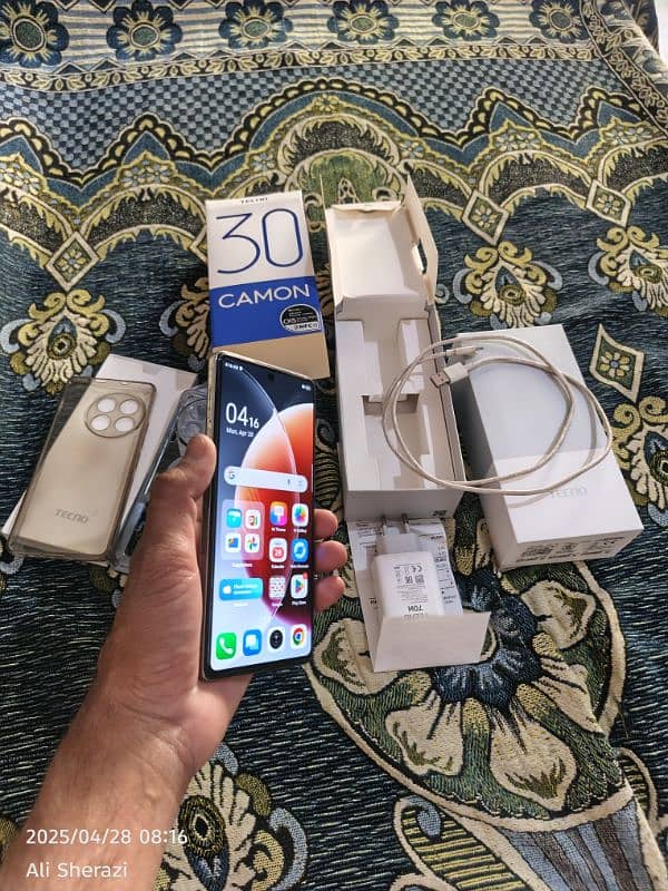 Tecno Camon 30 Ram 12+12 Rom 256 5 Month warranty 0