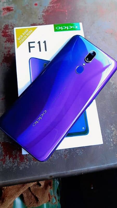 oppo f-11 Mobile 8/ 256 with box and charger 1
