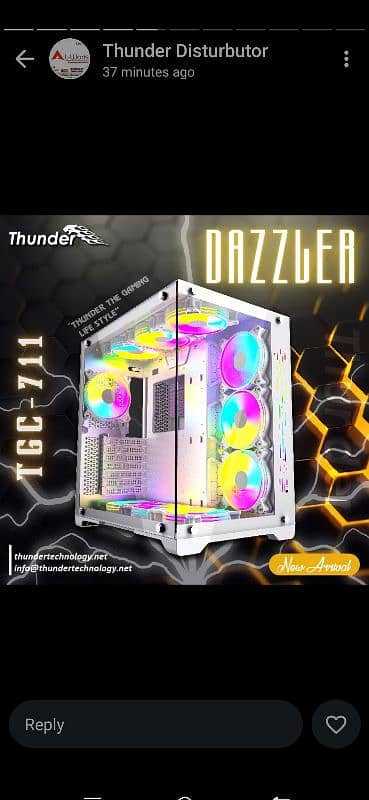Thunder gaming  cassing . . . edragon gaming  cassing 18
