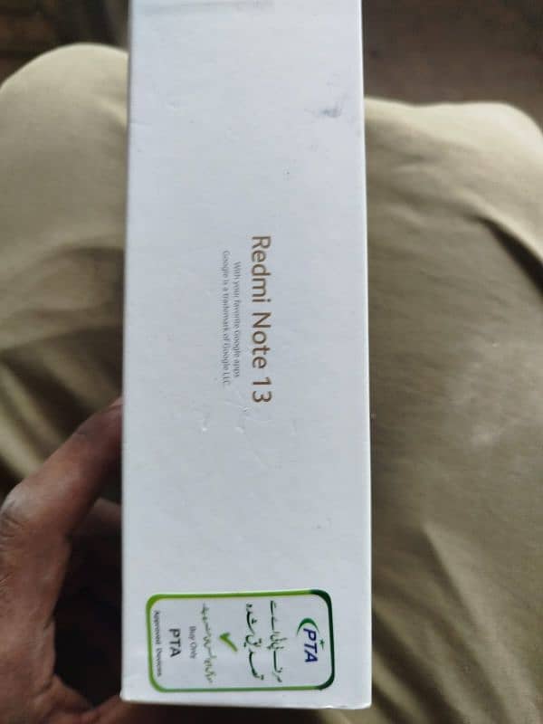 Xiaomi Redmi note 13 full box charger with dual sim PTA prove 4