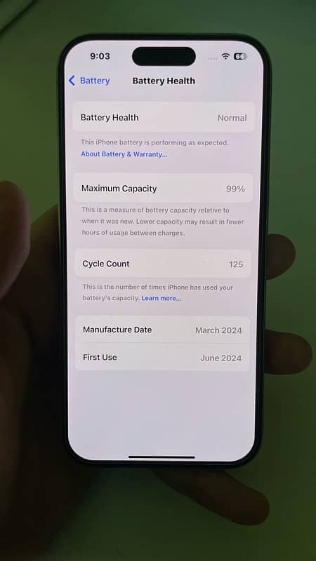 perfect condition iphone 15 pro dual sim. non pta 5