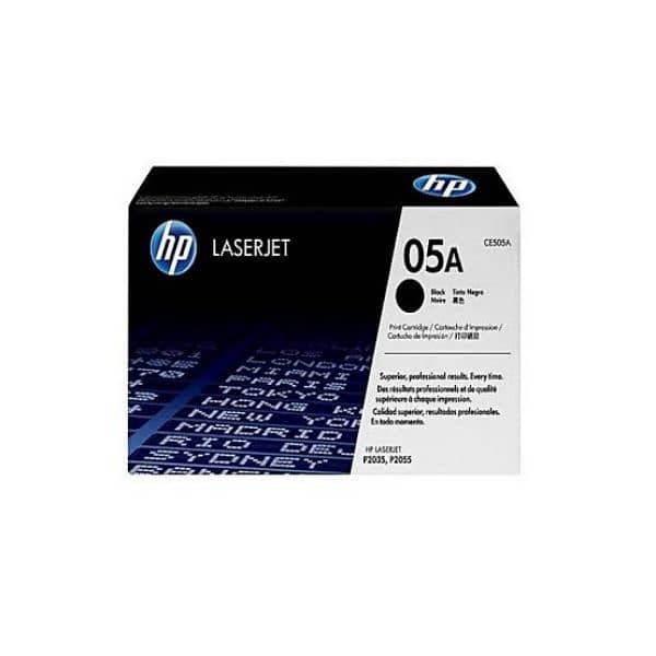 HP 80A, 05a Black LaserJet Toner Cartridge 0