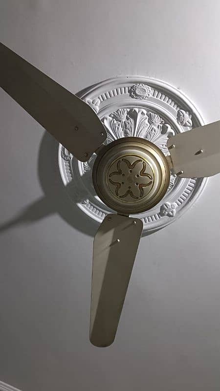 Celling fan 56" full size like new bohat kam use. 100% copper winding 0